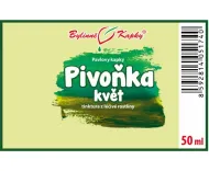 Pivoňka lékařská květ - bylinné kapky (tinktura) 50 ml