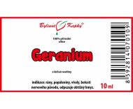 Geranium - 100% přírodní silice - esenciální (éterický) olej 10 ml