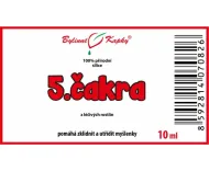 5.čakra - 100 % přírodní silice - směs esenciálních (éterických) olejů 10 ml