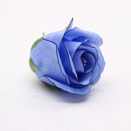 Mýdlové květy - střední růže - modré s černým okrajem (50 ks v balení)