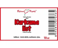 Kurkuma (kurkumovník) list - 100 % přírodní silice - esenciální (éterický) olej 10 ml