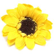 Mýdlové květy - velké slunečnice - žluté (50 ks v balení)