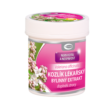 Kozlík lékařský bylinný extrakt Kozlík lékařský bylinný extrakt