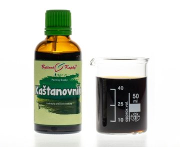 Kaštanovník - bylinné kapky (tinktura) 50 ml
