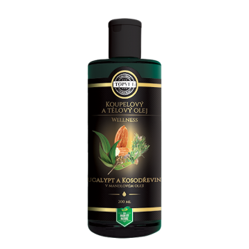 Eucalypt a kosodřevina v mandlovém oleji 200 ml Eucalypt a kosodřevina v mandlovém oleji 200 ml