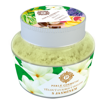 Perlé Cosmetic Cukrový peeling s jasmínem 200 g Perlé Cosmetic Cukrový peeling s jasmínem 200 g