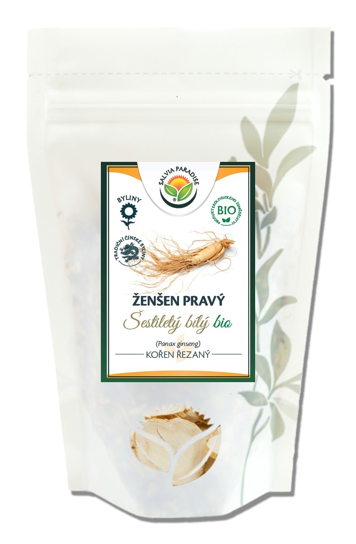 Ženšen pravý bílý 6letý krájený BIO 50 g Ženšen pravý bílý 6letý krájený BIO 50 g
