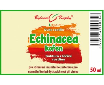 Echinacea (třapatka) kořen (bylinné kapky - tinktura) 50 ml