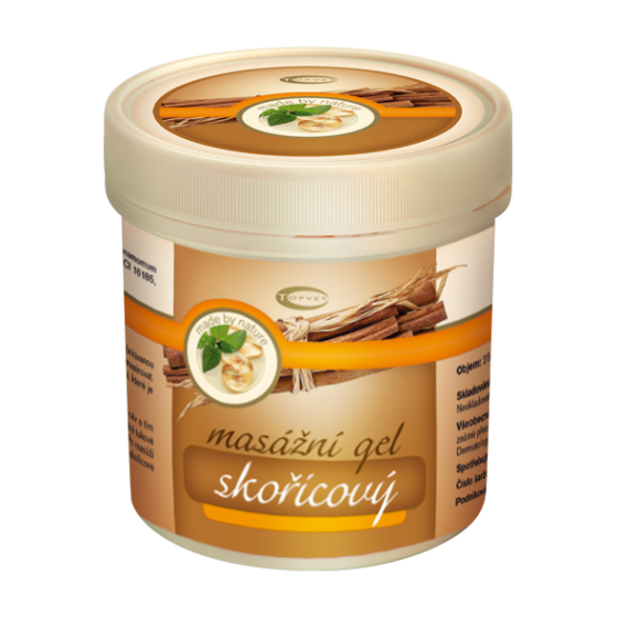 Skořicový masážní gel 500 ml Skořicový masážní gel 500 ml