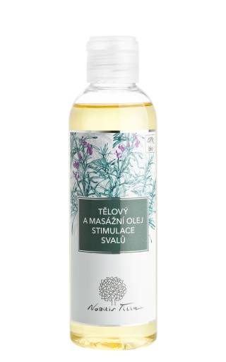Tělový a masážní olej Stimulace svalů 200 ml Tělový a masážní olej Stimulace svalů 200 ml