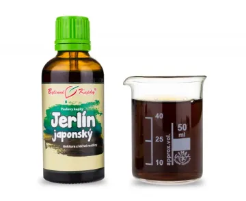 Jerlín japonský květové pupeny (Sophora - přírodní rutin) - bylinné kapky (tinktura) 50 ml