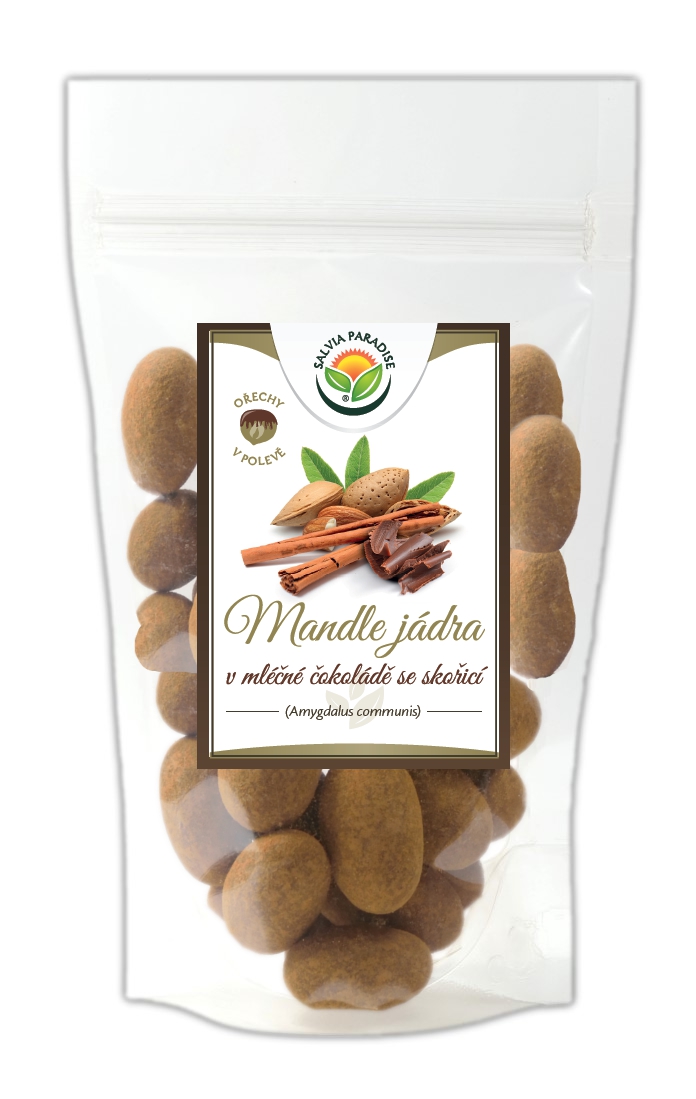 Mandle v mléčné čokoládě se skořicí 700 g Mandle v mléčné čokoládě se skořicí 700 g