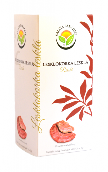 Lesklokorka lesklá - reishi nálevové sáčky 20 x 2 g 