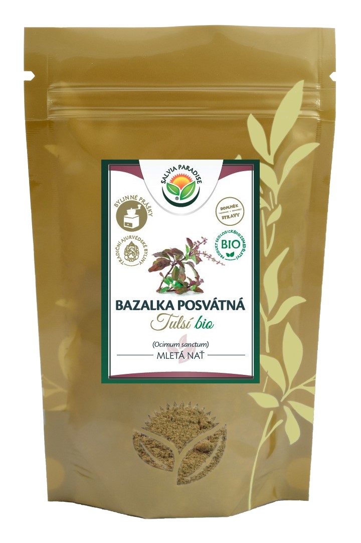 Tulsí - bazalka posvátná mletá BIO 100 g Tulsí - bazalka posvátná mletá BIO 100 g