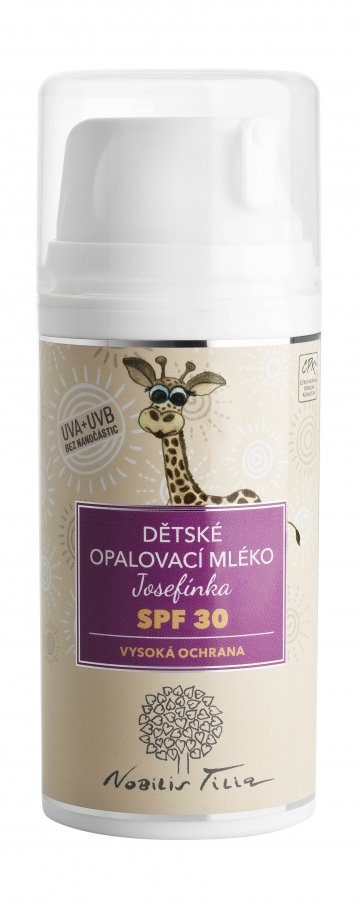 Dětské opalovací mléko Josefínka SPF 30: 100 ml Dětské opalovací mléko Josefínka SPF 30: 100 ml