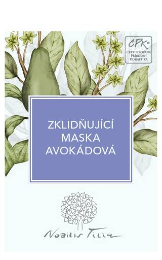 Zklidňující maska avokádová 3 ml - vzorek sáček Zklidňující maska avokádová 3 ml - vzorek sáček