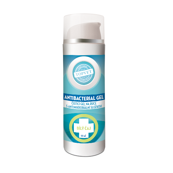 Antibakteriální gel na ruce - Bilý čaj 50 ml Antibakteriální gel na ruce - Bilý čaj 50 ml