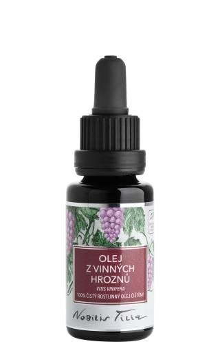 Olej z vinných hroznů: 20 ml Olej z vinných hroznů: 20 ml