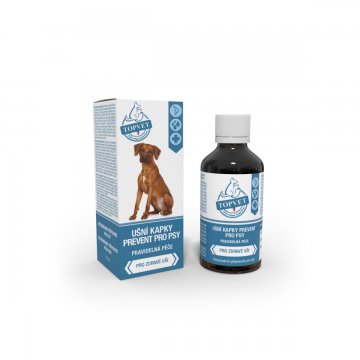 Ušní kapky prevent pro psy 50 ml Ušní kapky prevent pro psy 50 ml