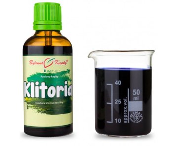 Klitoria - bylinné kapky (tinktura) 50 ml