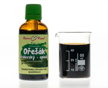 Ořešák královský (vlašský) oplodí - bylinné kapky (tinktura) 50 ml