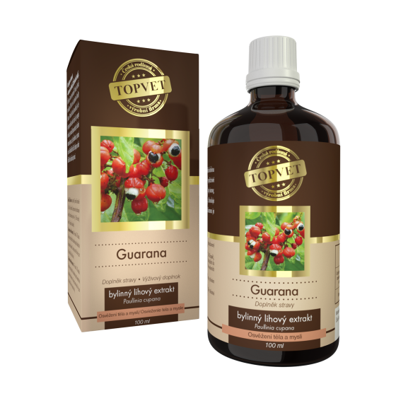 Guarana tinktura - kapky 100 ml Guarana tinktura - kapky 100 ml