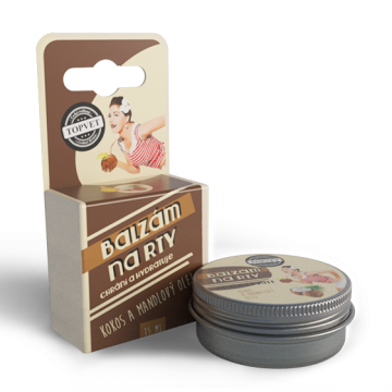 Balzám na rty - Kokos a mandlový olej 15 ml Balzám na rty - Kokos a mandlový olej 15 ml