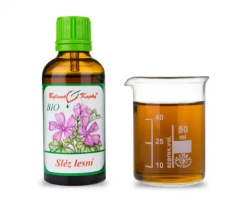 Sléz BIO - bylinné kapky (tinktura) 50 ml