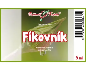 Fíkovník - tinktura z pupenů 5 ml - gemmoterapie
