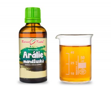 Arálie mandžuská - bylinné kapky (tinktura)  50 ml