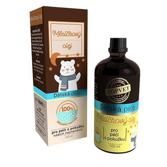 Dětská péče - Měsíčkový olej 100 ml Dětská péče - Měsíčkový olej 100 ml