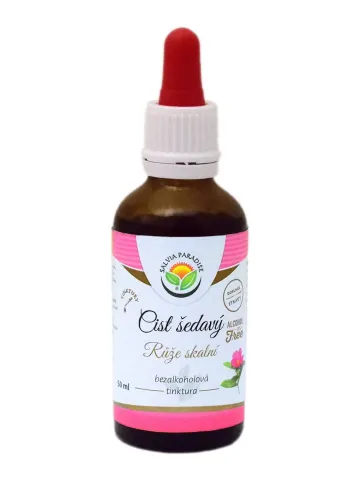 Cist šedavý - růže skalní bylinné kapky (tinktura) bez alkoholu 50 ml