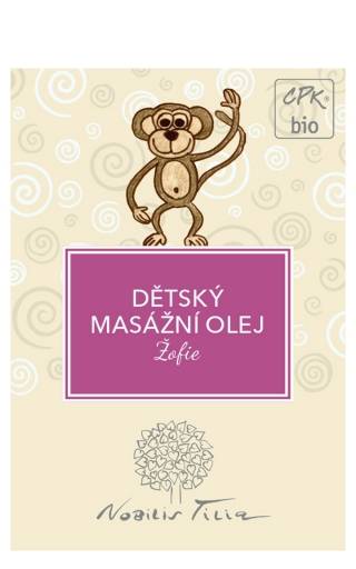 Dětský masážní olej Žofie 3 ml - vzorek sáček Dětský masážní olej Žofie 3 ml - vzorek sáček