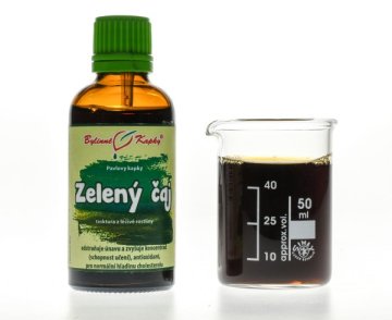 Zelený čaj - bylinné kapky (tinktura) 50 ml