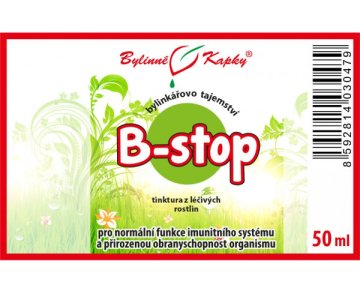 B-stop (Baktestop) - Bylinné kapky (tinktura) 50 ml