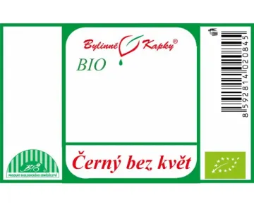 Černý bez květ BIO - bylinné kapky (tinktura) 50 ml