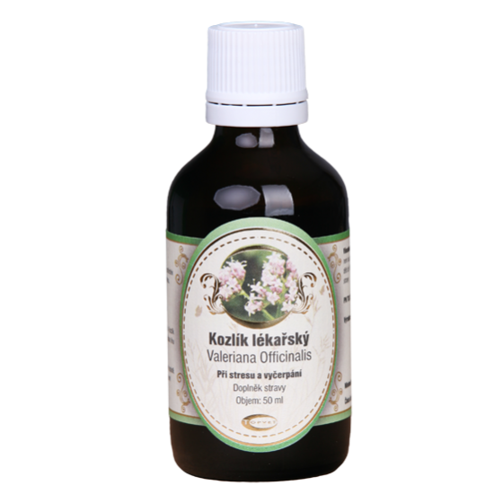 Baldriánské kapky - Kozlík Lékařský 50 ml Baldriánské kapky - Kozlík Lékařský 50 ml