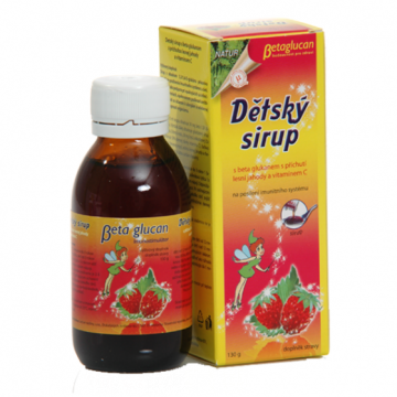 Dětský sirup s příchutí lesní jahody a vitam. C 130 g Dětský sirup s příchutí lesní jahody a vitam. C 130 g