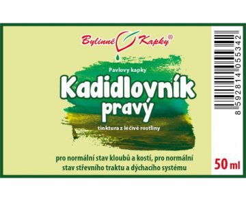 Kadidlovník pravý ( Olibanum, Boswelie, Boswellia) - bylinné kapky (tinktura) 50 ml