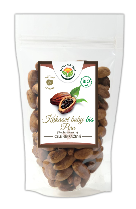 Kakaové boby nepražené celé neloupané Peru BIO 100 g Kakaové boby nepražené celé neloupané Peru BIO 100 g