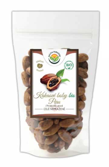 Kakaové boby nepražené celé neloupané Peru BIO 100 g Kakaové boby nepražené celé neloupané Peru BIO 100 g