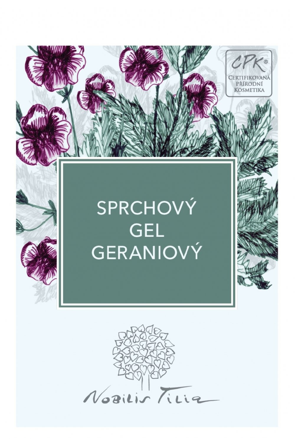 Sprchový gel Geraniový 3 ml - vzorek sáček Sprchový gel Geraniový 3 ml - vzorek sáček