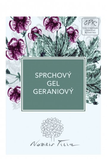 Sprchový gel Geraniový 3 ml - vzorek sáček Sprchový gel Geraniový 3 ml - vzorek sáček