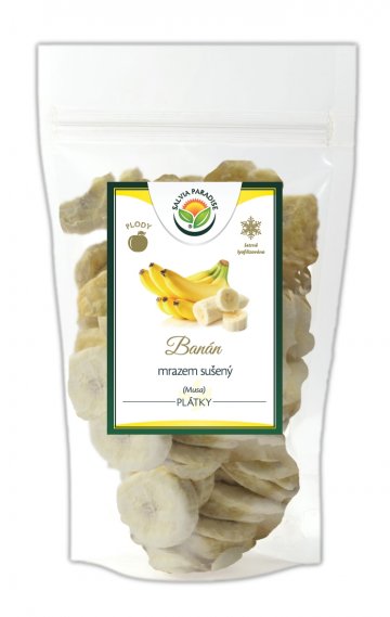 Banán plátky sušené mrazem - lyofilizované 40 g Banán plátky sušené mrazem - lyofilizované 40 g