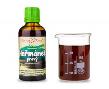 Heřmánek pravý  - bylinné kapky (tinktura) 50 ml