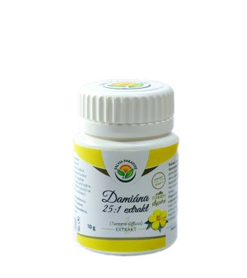 Turnera diffusa - damiána 25 : 1 extrakt 10 g Turnera diffusa - damiána 25 : 1 extrakt 10 g
