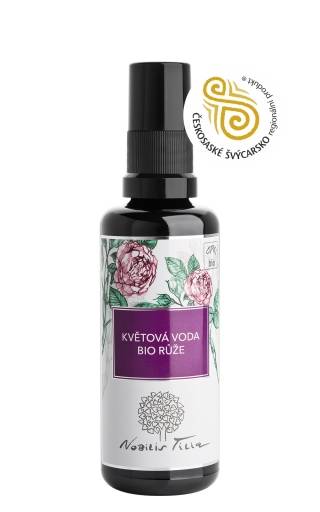 Květová voda BIO Růže 50 ml sklo Květová voda BIO Růže 50 ml sklo