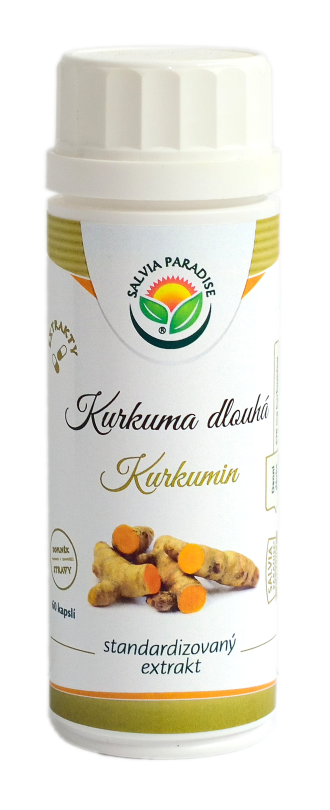 Kurkuma - kurkumin standardizovaný extrakt kapsle 60 ks Kurkuma - kurkumin standardizovaný extrakt kapsle 60 ks