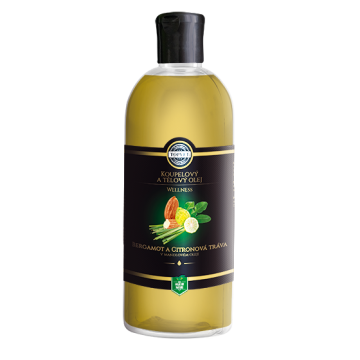 Bergamot a citronová tráva v mandlovém oleji 500 ml Bergamot a citronová tráva v mandlovém oleji 500 ml