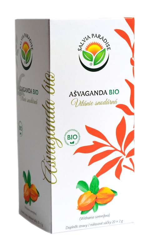 Ašvaganda - vitánie nálevové sáčky BIO 20 x 2 g Ašvaganda - vitánie nálevové sáčky BIO 20 x 2 g